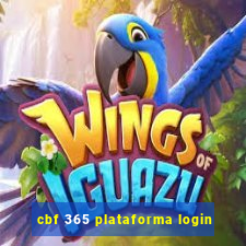 cbf 365 plataforma login